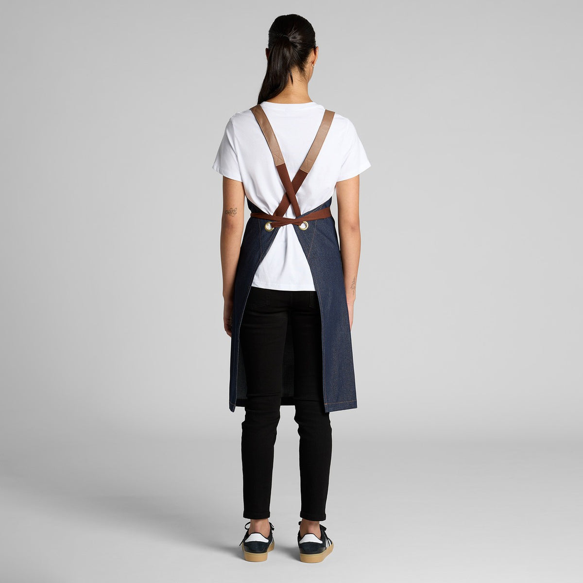 She Keeps the Starter Alive Denim Apron | Sourdough Bakery Apron