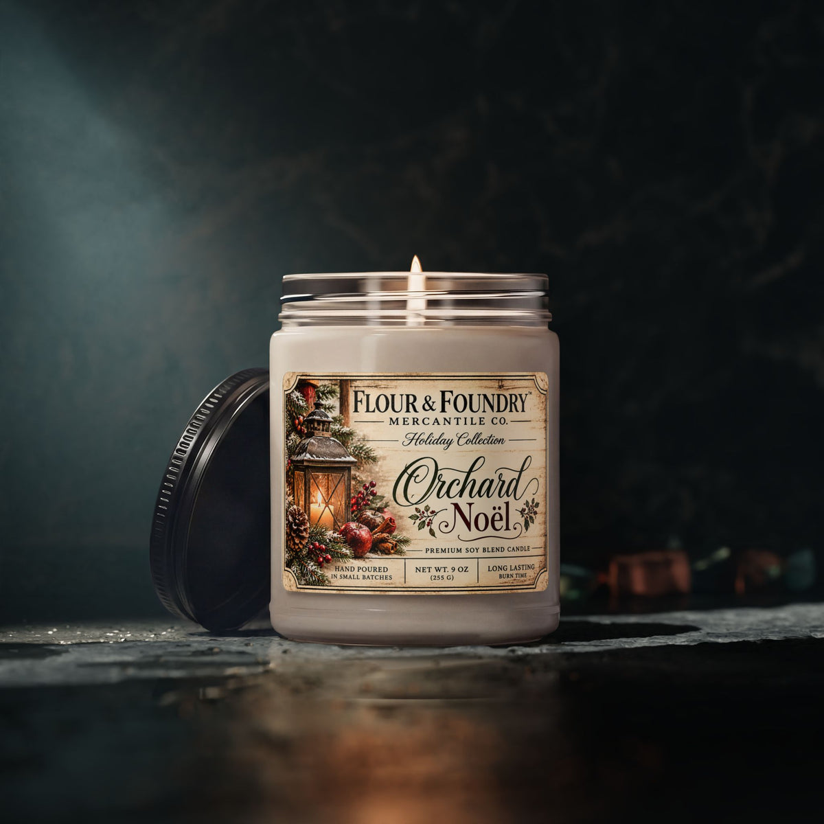 Orchard Noël Holiday Candle, Scented Soy Candle