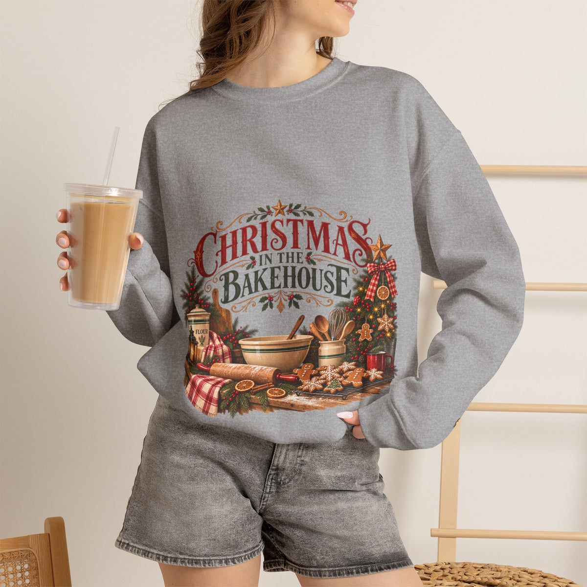 Christmas in the Bakehouse Crewneck Sweatshirt