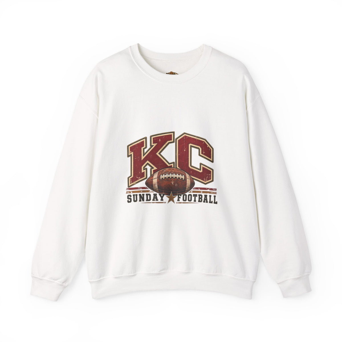 KC Sunday Football Crewneck Sweatshirt-Flour and Foundry Mercantile Co.