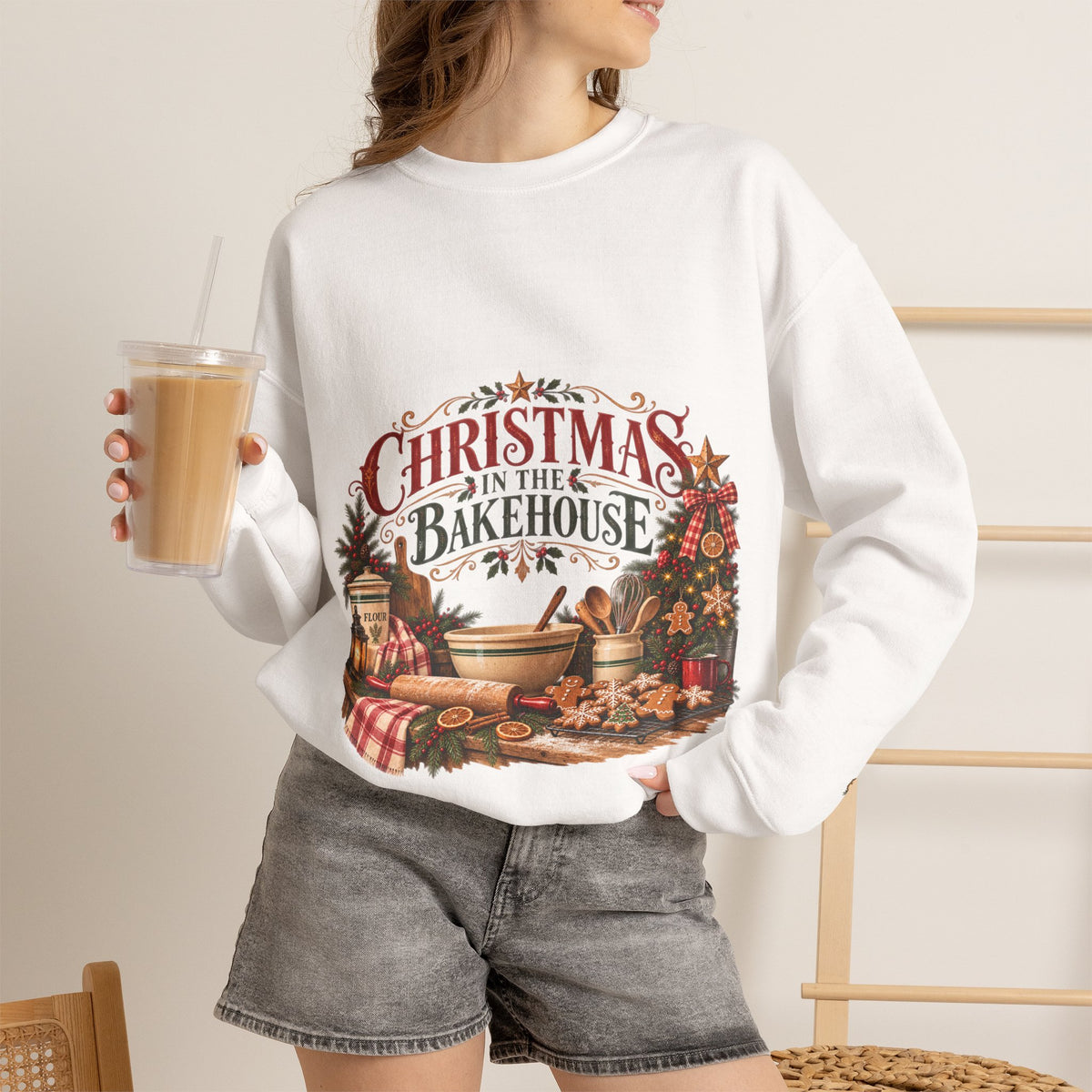 Christmas in the Bakehouse Crewneck Sweatshirt
