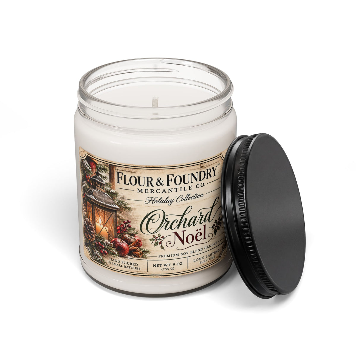 Orchard Noël Holiday Candle, Scented Soy Candle