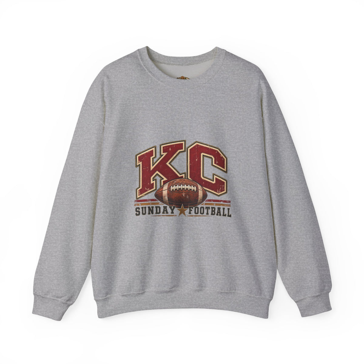 KC Sunday Football Crewneck Sweatshirt-Flour and Foundry Mercantile Co.