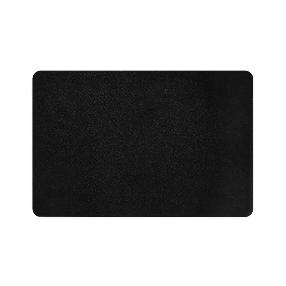 Christmas Plaid Pet Food Mat (12x18) — Dog Paw Prints & Bones Holiday Feeding Mat