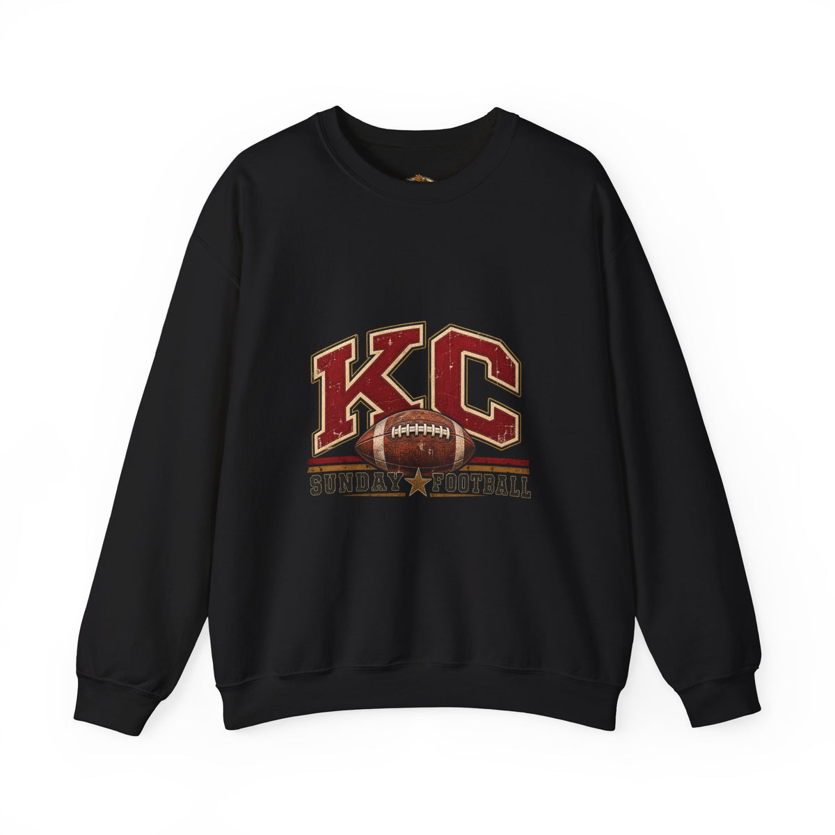KC Sunday Football Crewneck Sweatshirt-Flour and Foundry Mercantile Co.