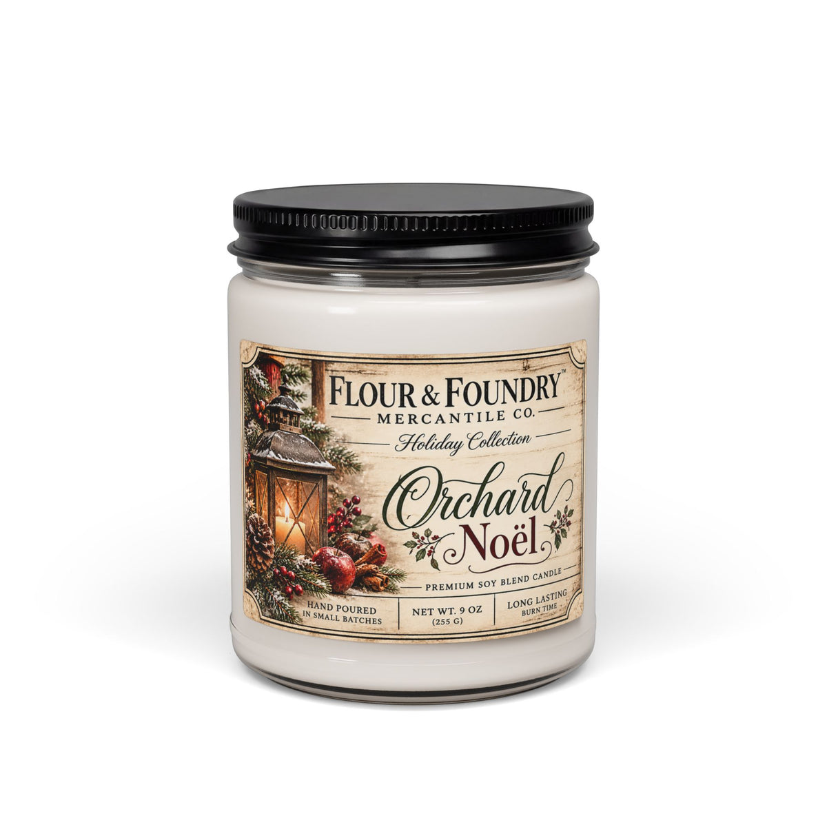 Orchard Noël Holiday Candle, Scented Soy Candle
