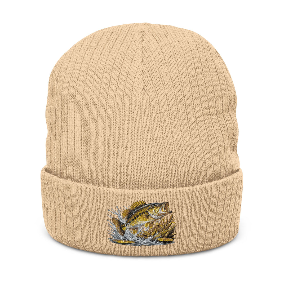 Ribbed Knit Beanie (Embroidery)