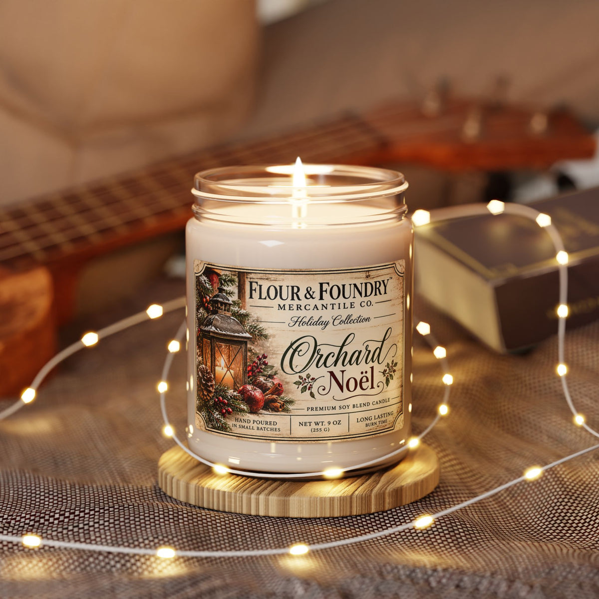 Orchard Noël Holiday Candle, Scented Soy Candle