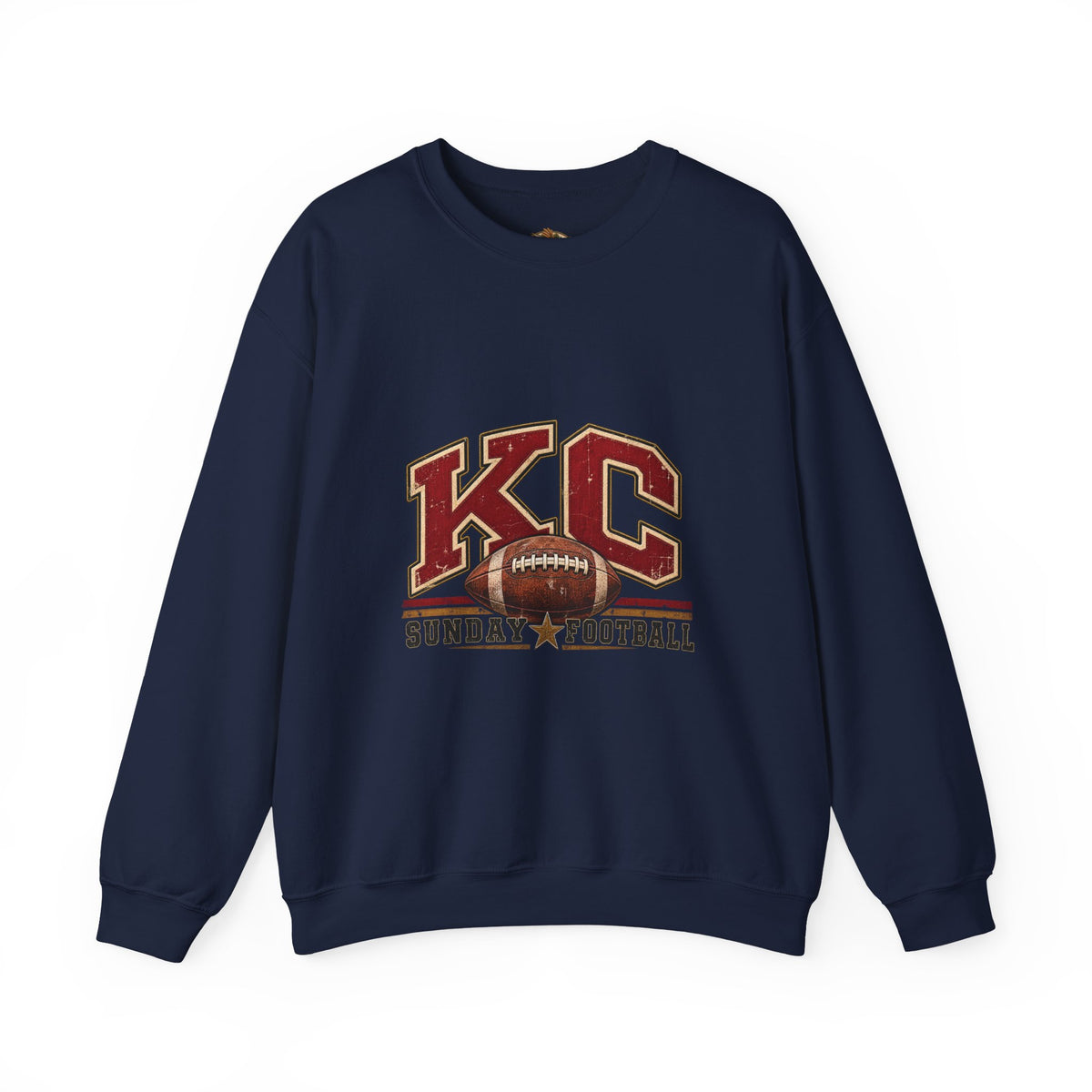 KC Sunday Football Crewneck Sweatshirt-Flour and Foundry Mercantile Co.