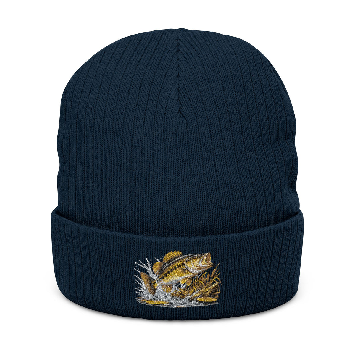 Ribbed Knit Beanie (Embroidery)