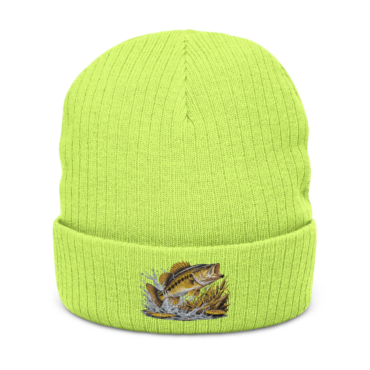 Ribbed Knit Beanie (Embroidery)