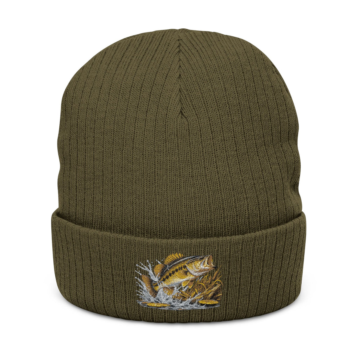 Ribbed Knit Beanie (Embroidery)