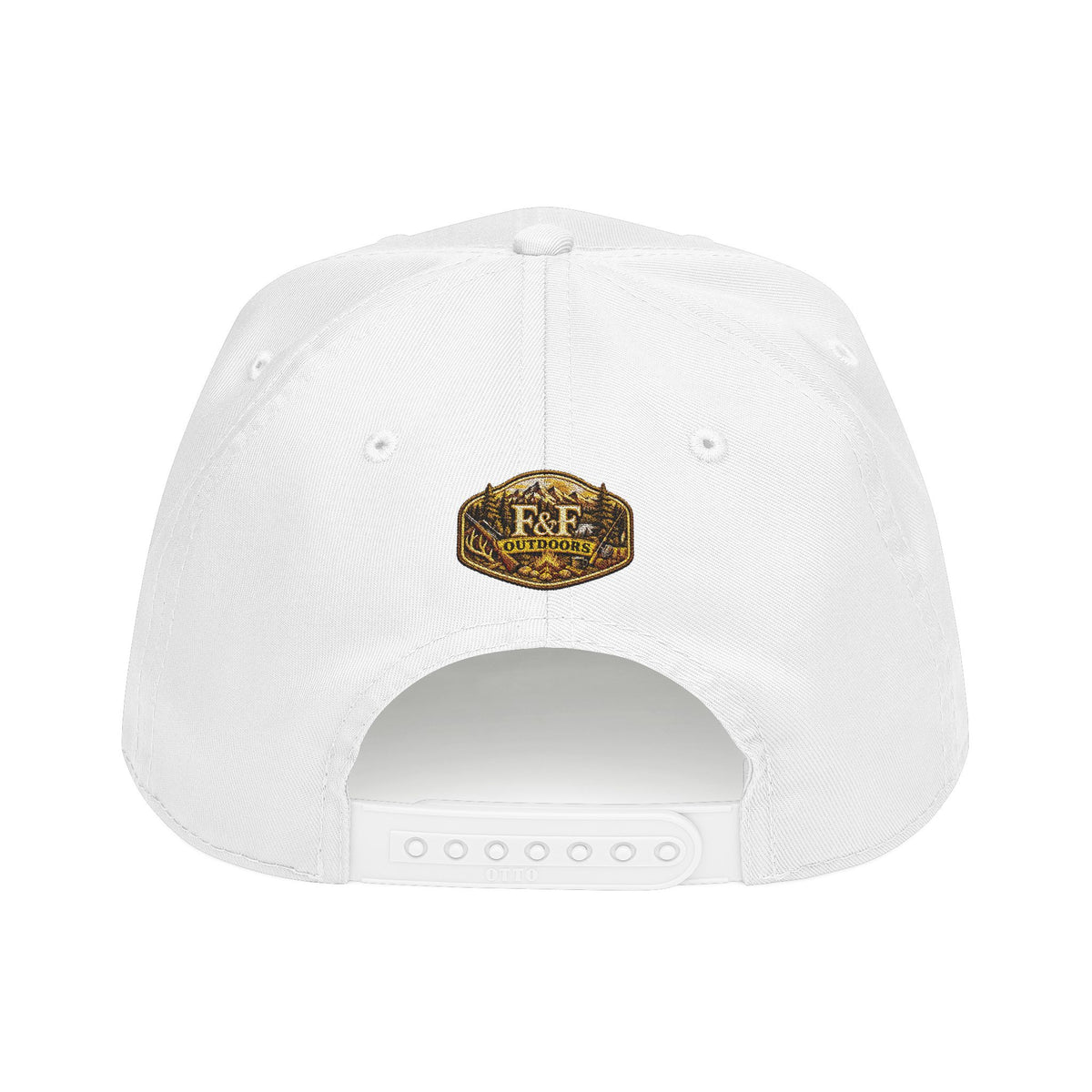Fishing Bass Cap — Embroidered Jumping Bass Mid-Profile Baseball Hat