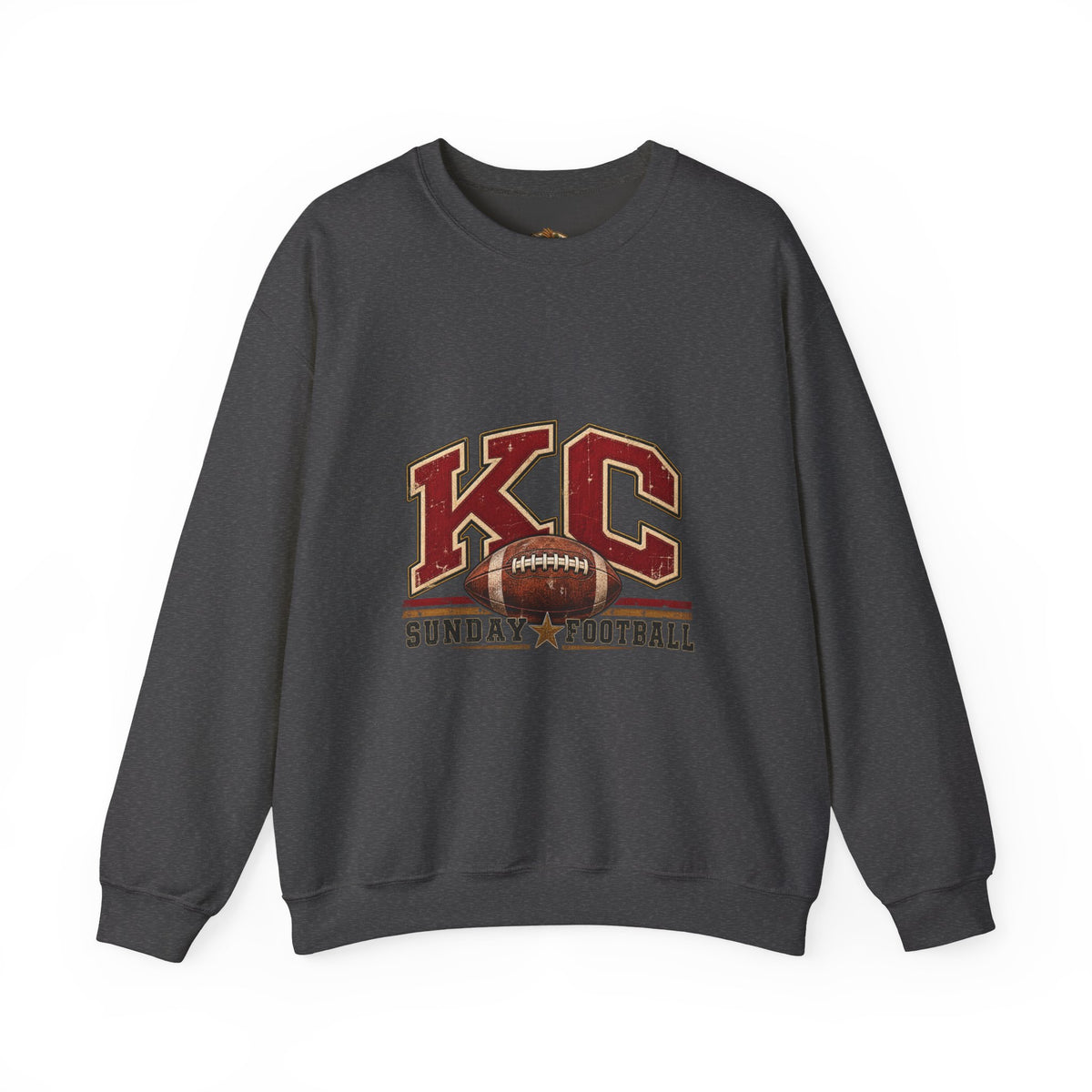 KC Sunday Football Crewneck Sweatshirt-Flour and Foundry Mercantile Co.