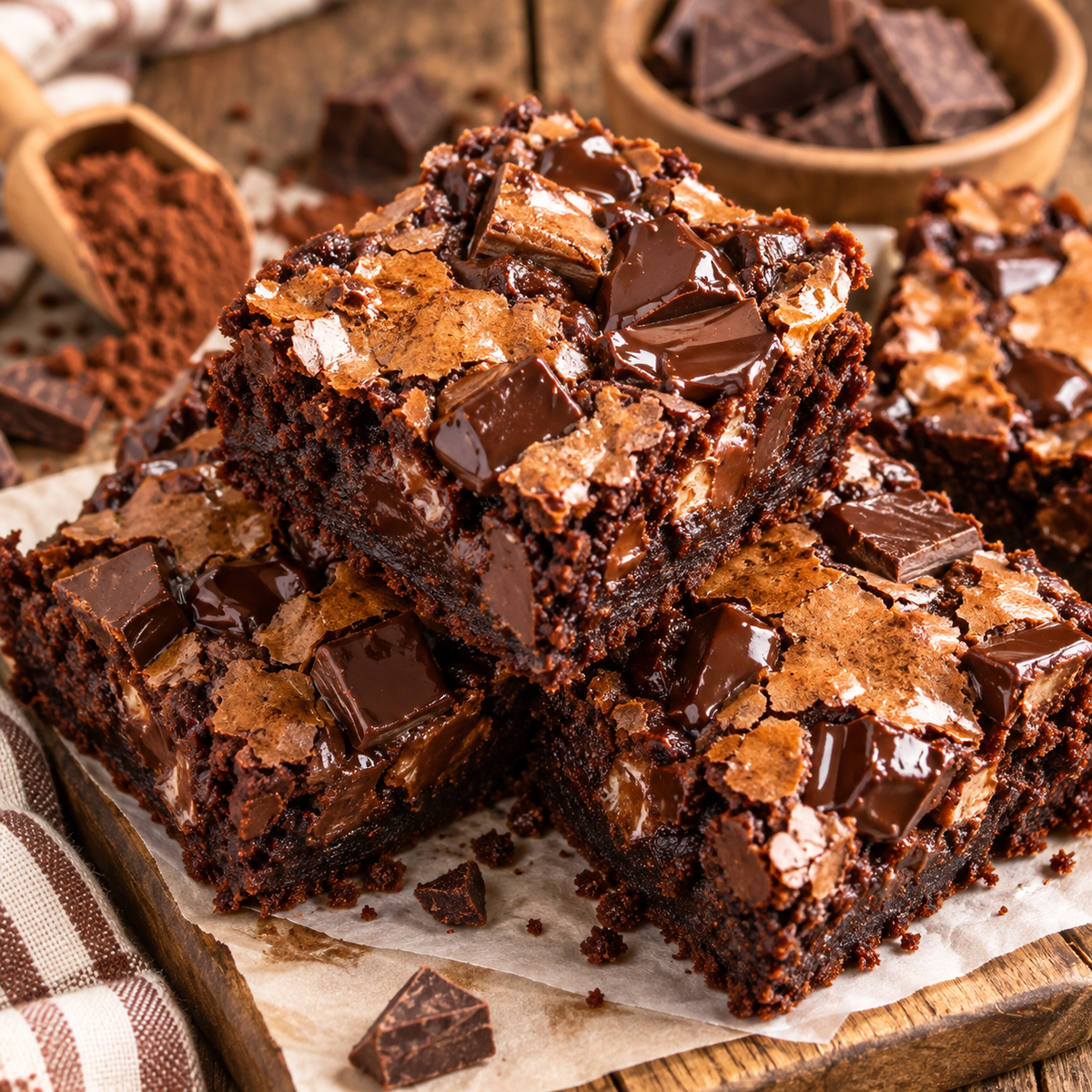 Double Chocolate Brownie Mix | Callebaut Belgian Chocolate & Freshly Milled Flour | 16 oz