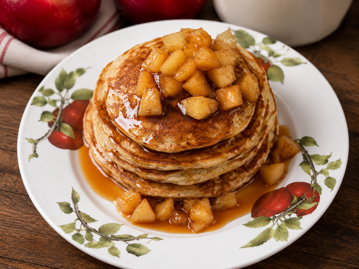 Apple Pie Pancake, Donut & Muffin Mix | Freshly Milled Organic Wheat | 16 oz